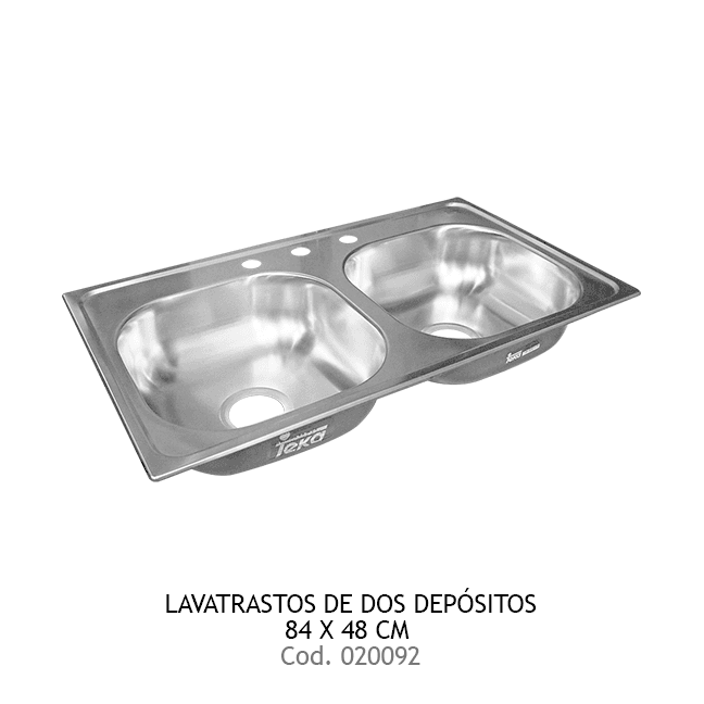 LAVAT  84X48 (33.19) 2C 6" 2B TEKA