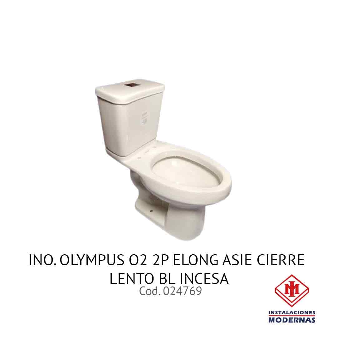 INODORO. OLYMPUS O2 2P ELONG ASIE CIERRE LENTO BL INCESA