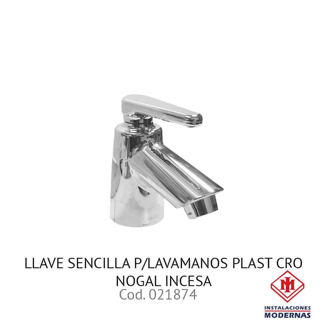 LLAVE SENCILLA P/LAVAMANOS PLAST CRO NOGAL  INCESA