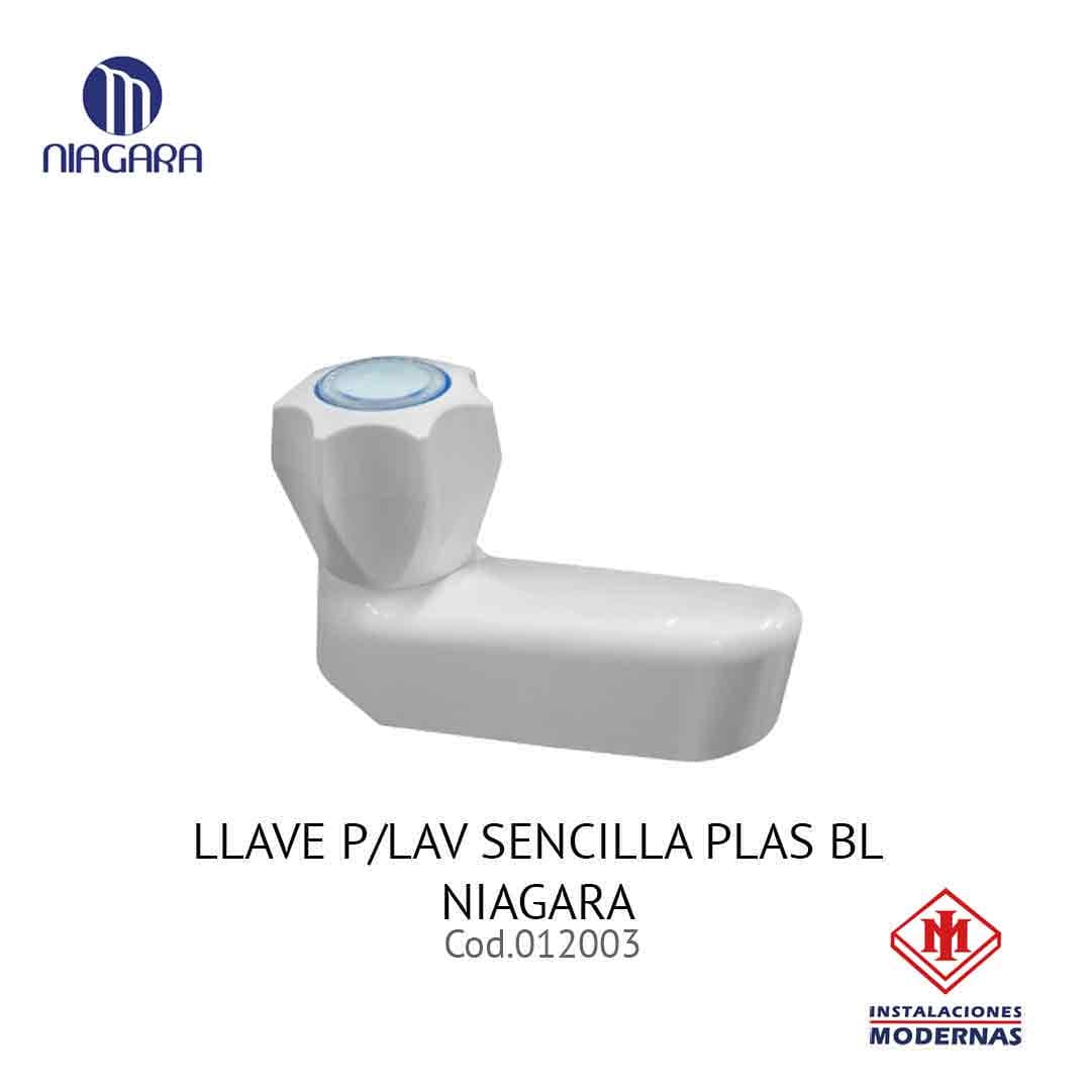 LLAVE P/Lavamanos SENCILLA PLAS BL NIAGARA