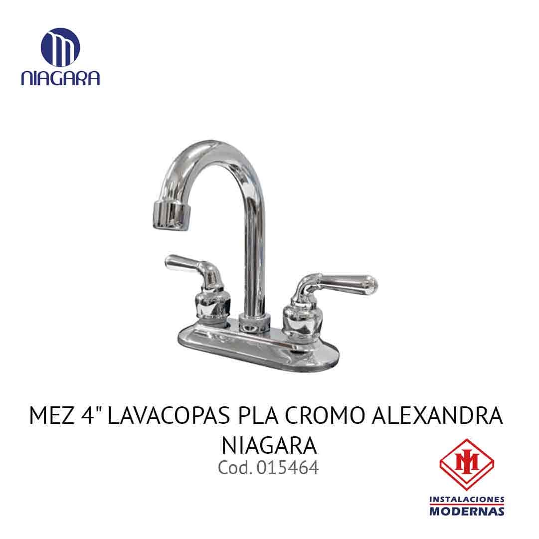 MEZ 4" LAVACOPAS PLA CROMO ALEXANDRA NIAGARA