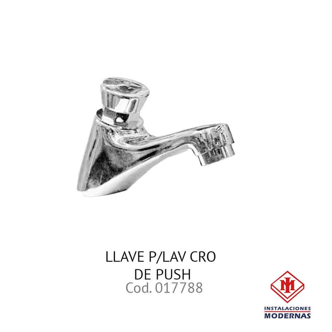 LLAVE P/Lavamanos CRO DE PUSH