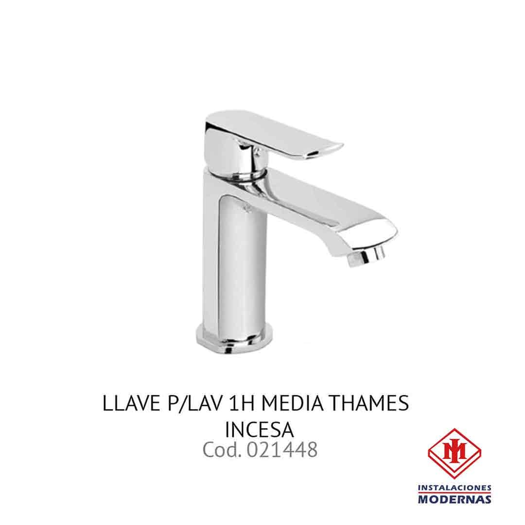 LLAVE P/Lavamanos 1H MEDIA THAMES INCESA