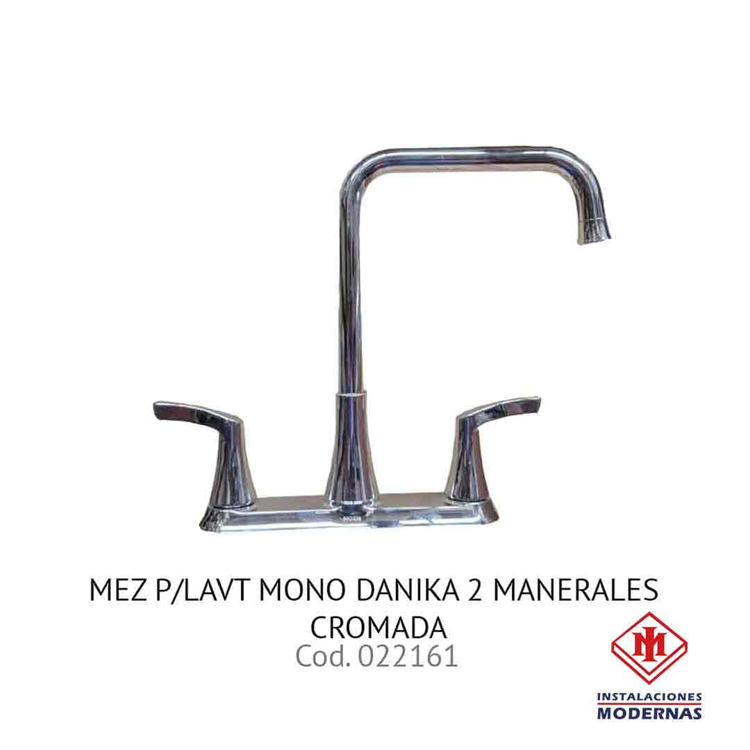 MEZ P/LAVT  MONO DANIKA 2 MANERALES CROMADA