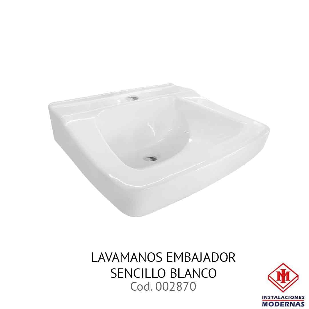 Lavamanos EMBAJADOR SENCILLO BL INCESA