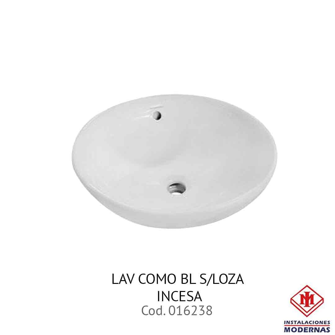 Lavamanos COMO BL S/LOZA INCESA