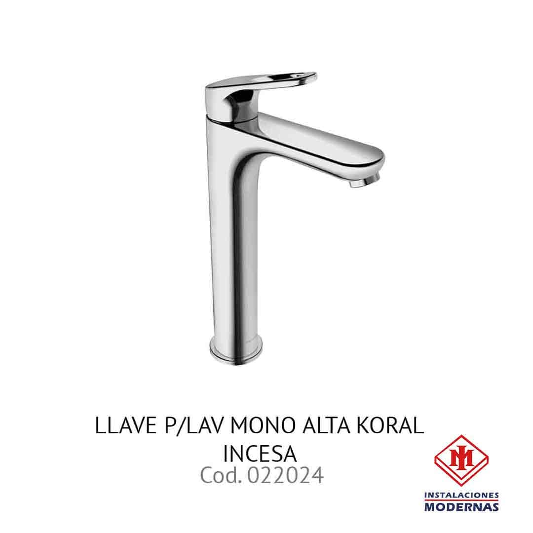 LLAVE P/Lavamanos MONO ALTA KORAL INCESA