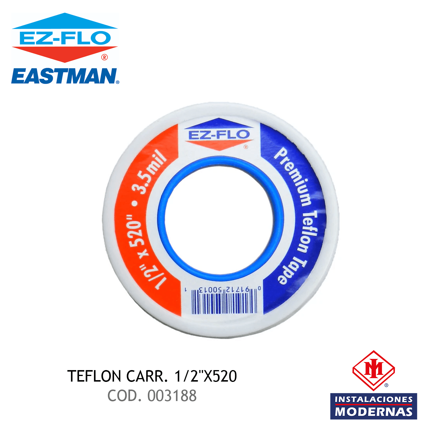 TEFLON CARR. 1/2"X520