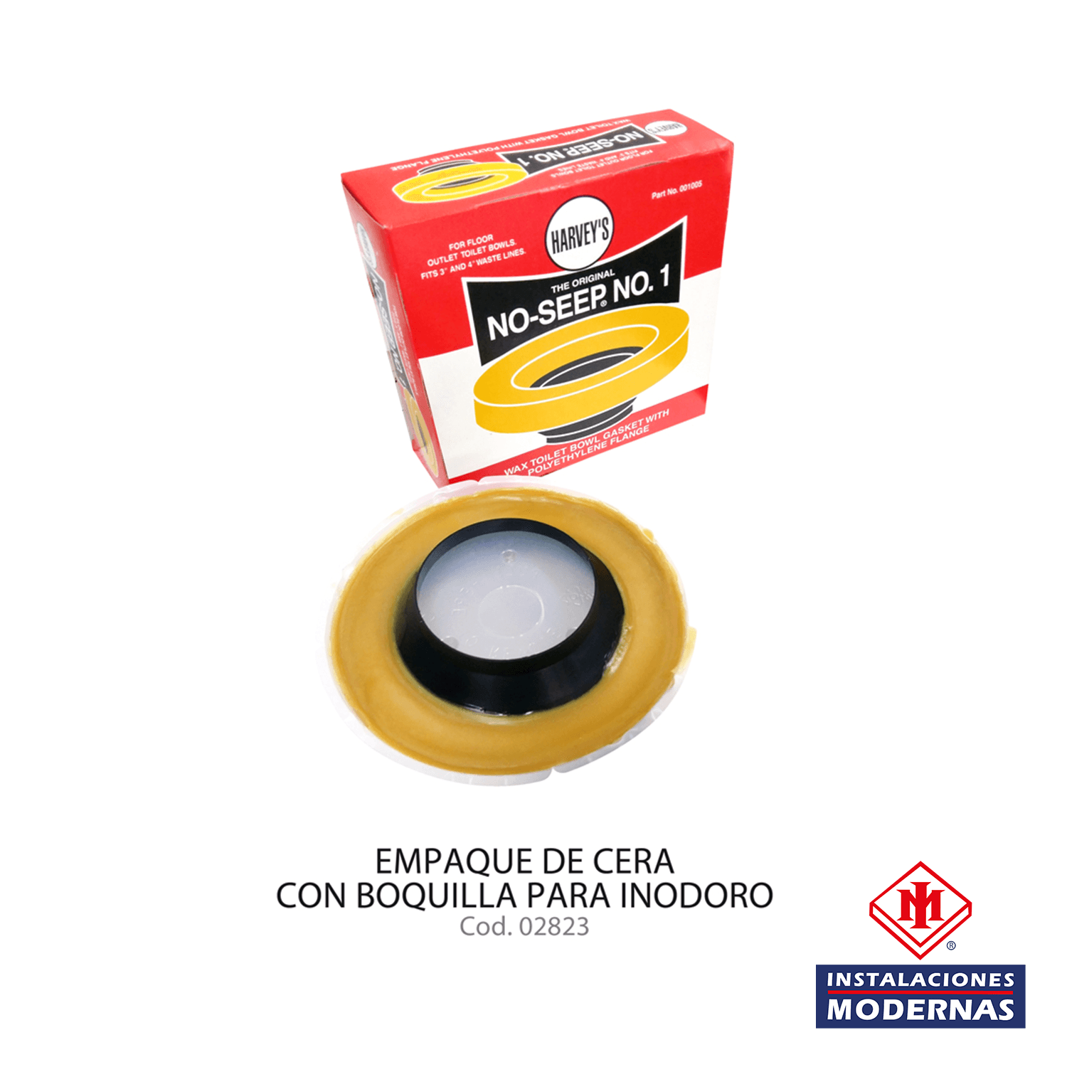 EMPAQUE CERA C/BOQ P/INODORO HAVER
