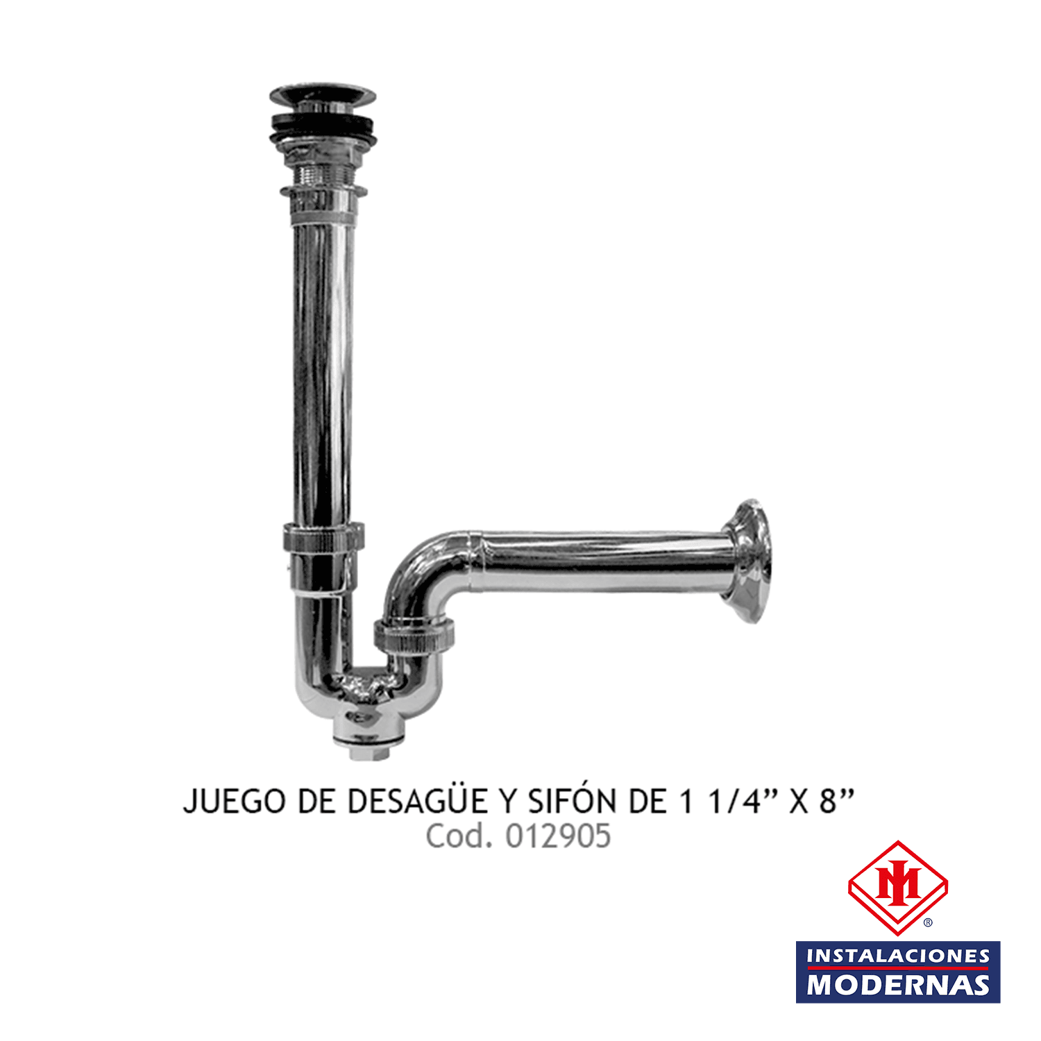 JGO DESAG-SIFON 1 1/4X8" PLAST