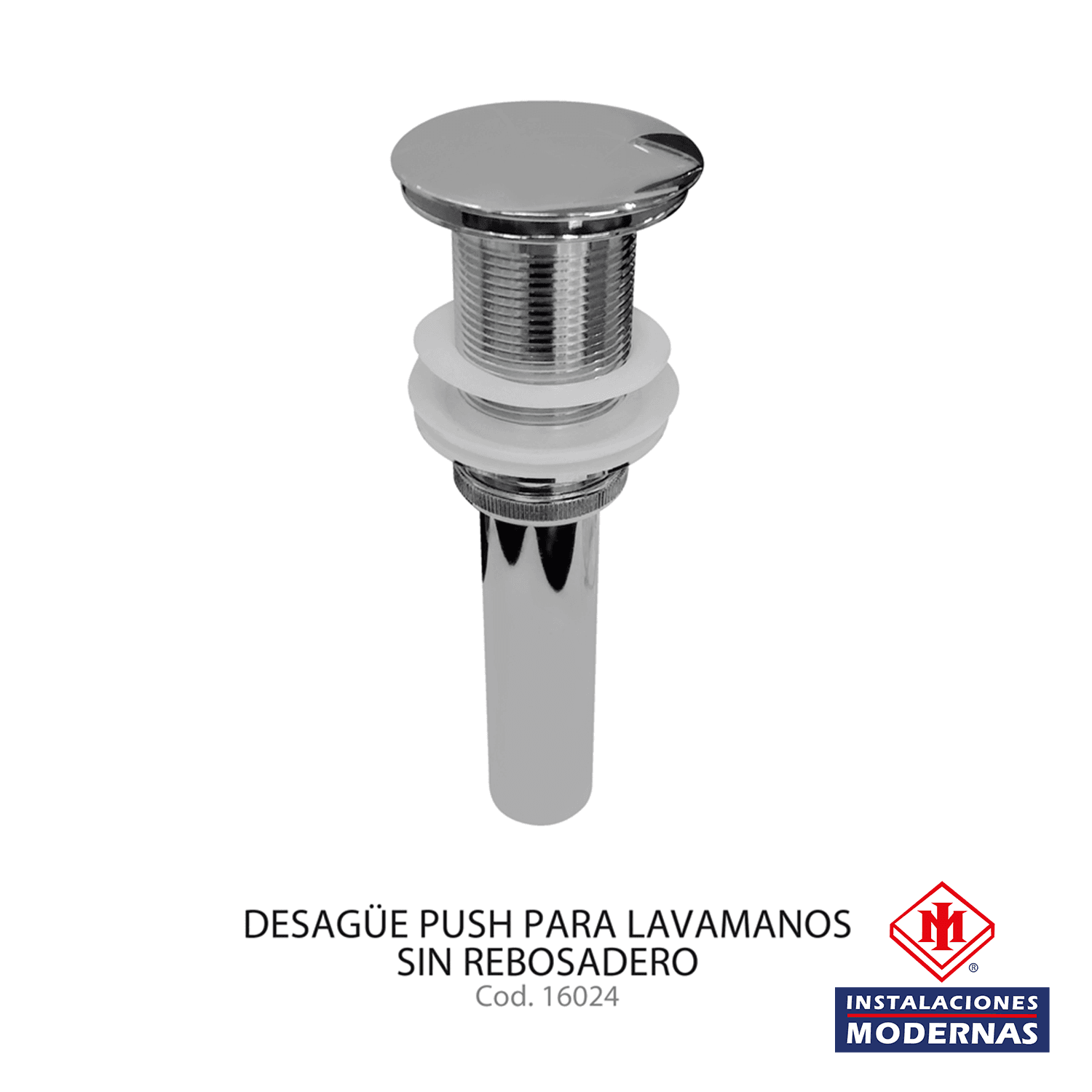 DESAGUE PUSH P/Lavamanos SIN REBOSADERO ABELLA
