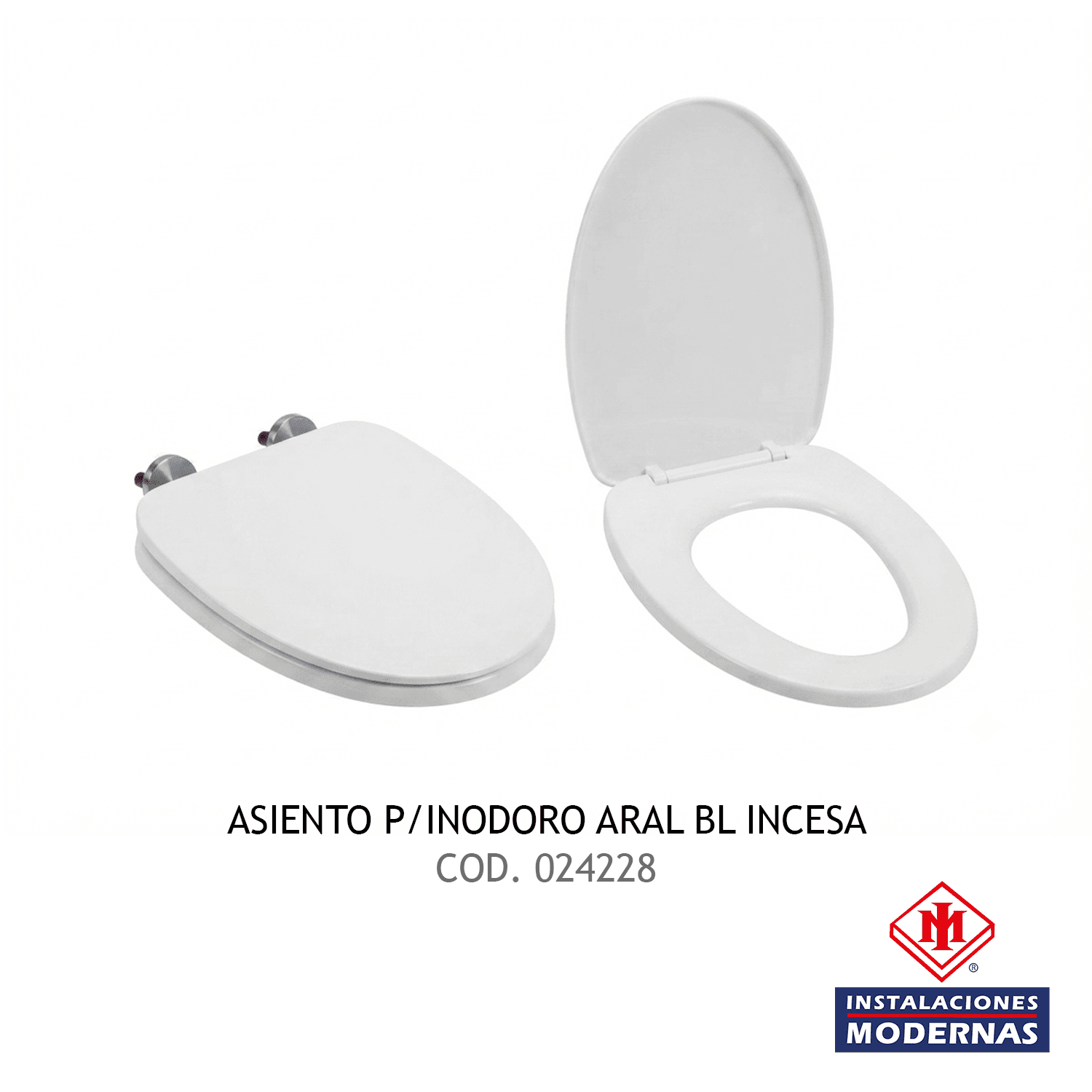 ASIENTO P/INODORO ARAL BL INCESA